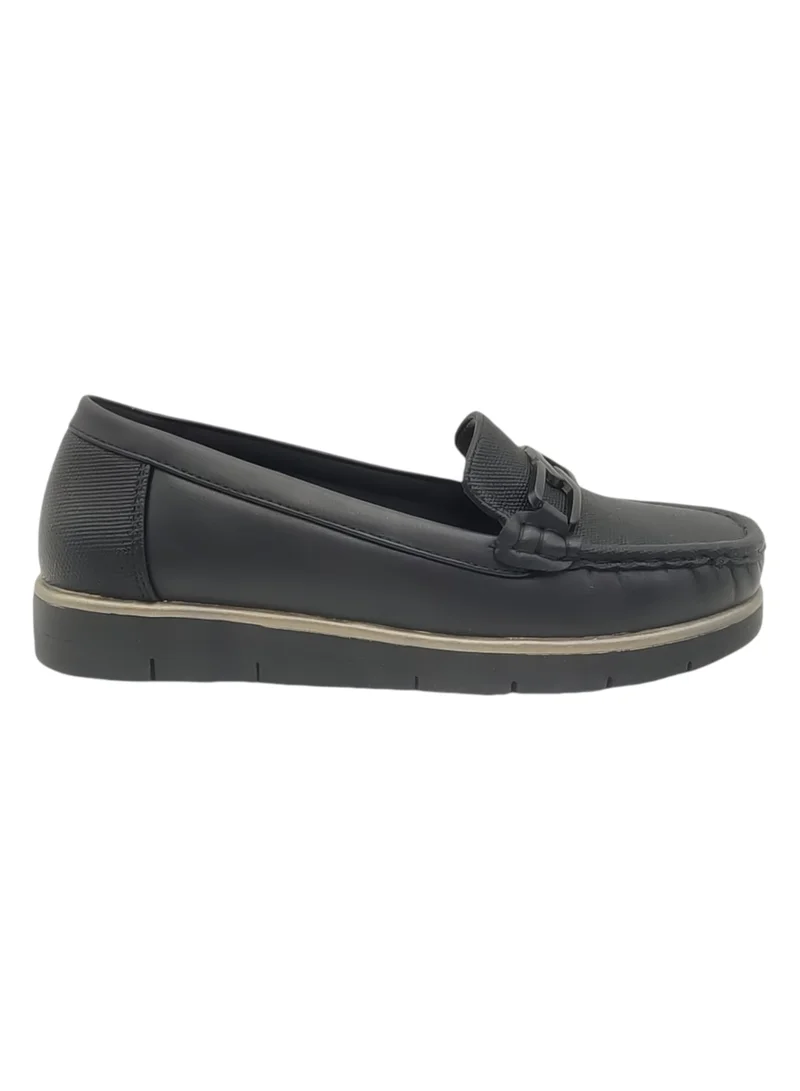 Bata Tassel Detail Platform Loafers